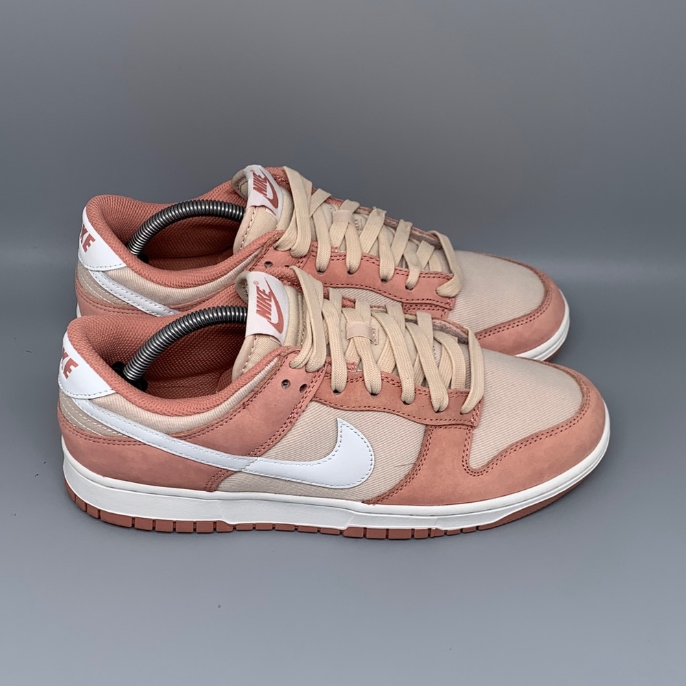 Nike Dunk Low Retro PRM Red Stardust‎ Shoes FB8895-601 Men's Sz 10.5